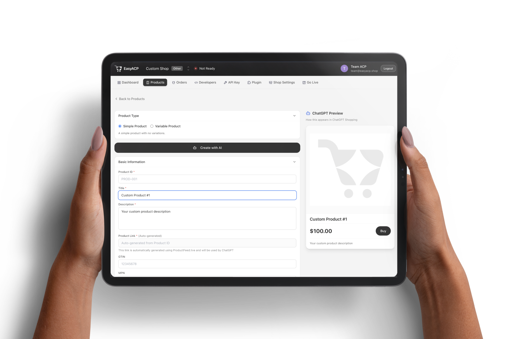Managed Stores Integration